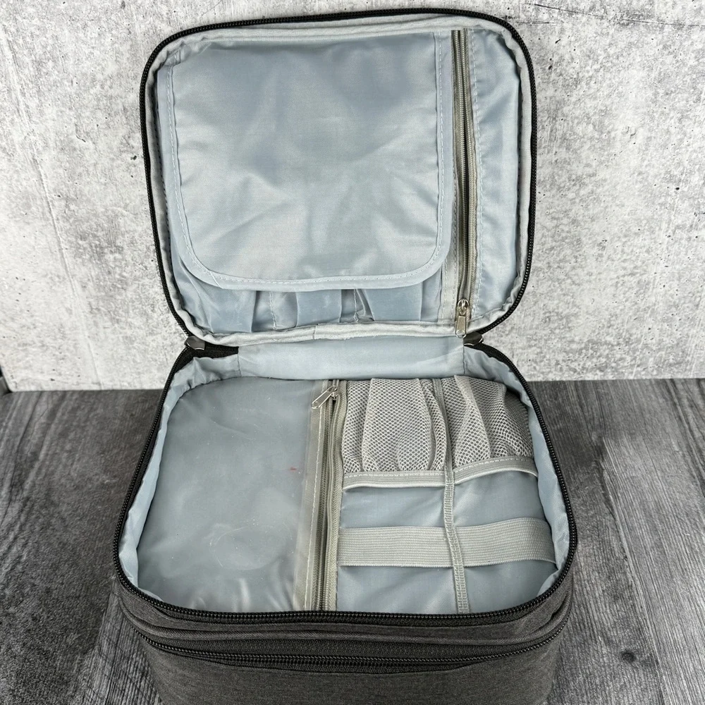 Luxja Nailpolish Organizer Dark‎ Gray Travel Organizer